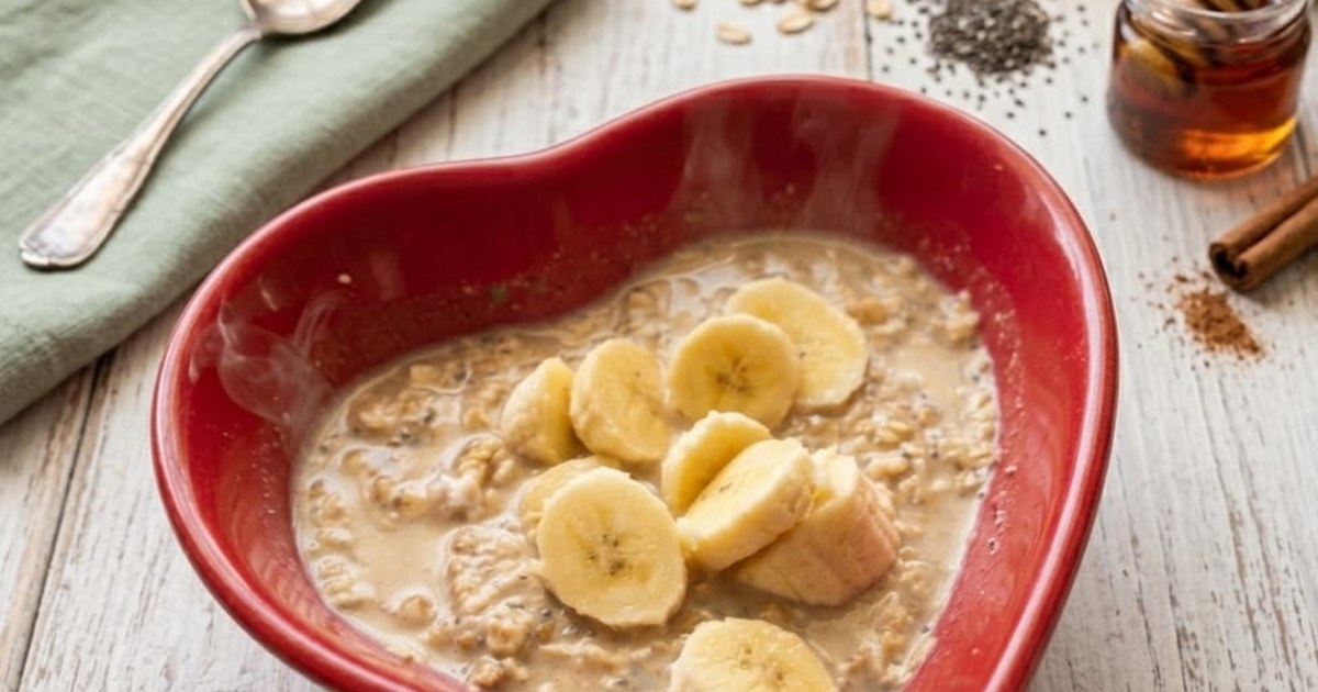 Overnight oat de pasta de amendoim, avelã e cacau